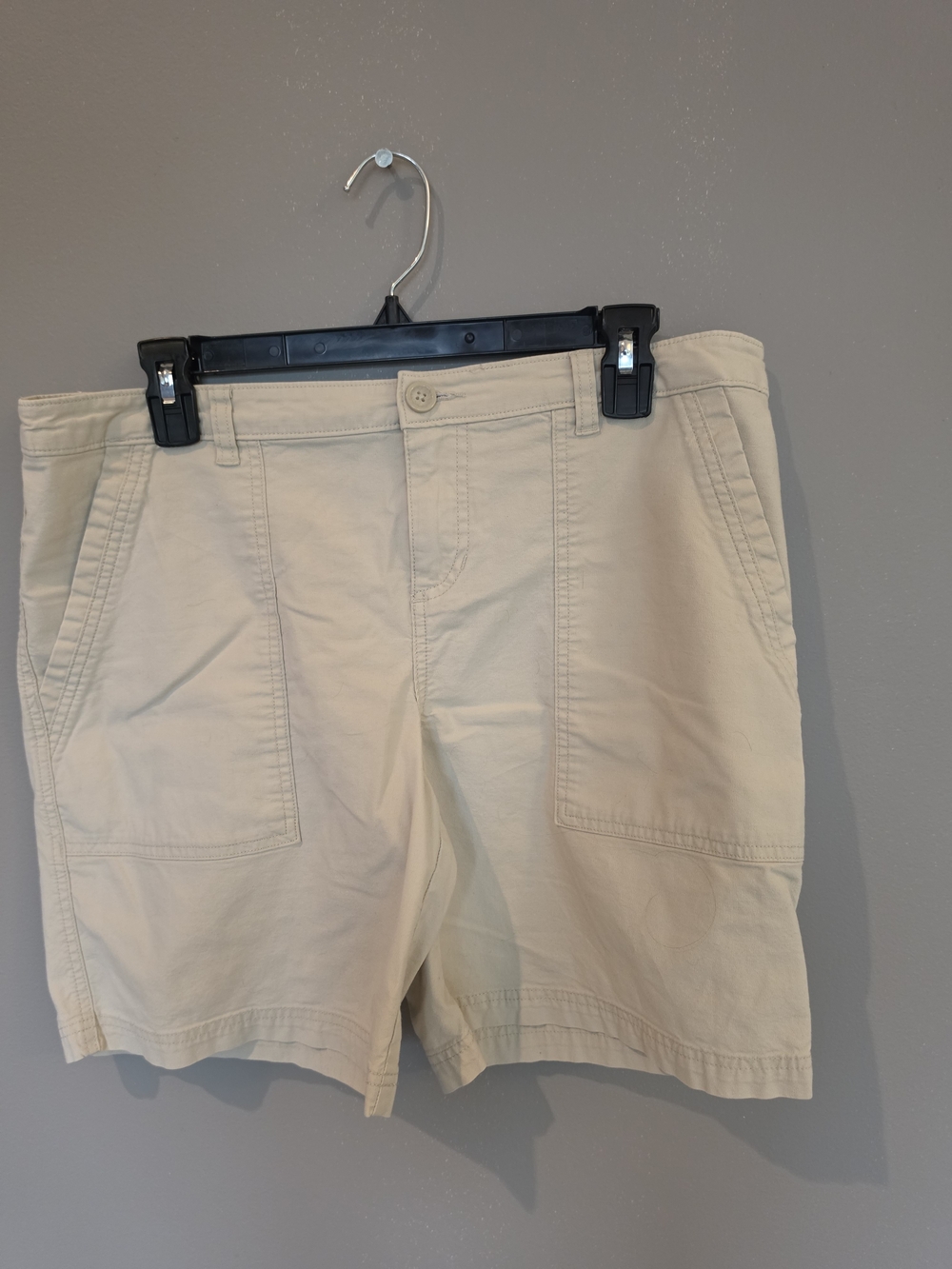 Patagonia Women's Cream Flat-Front Casual Shorts